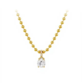 Bead Rain Drop Necklace