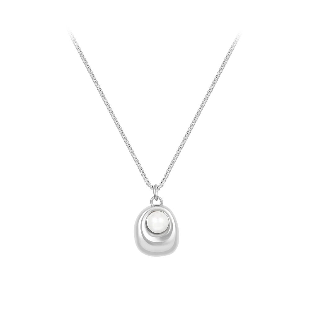 Oval Pearl Necklace - Image 6