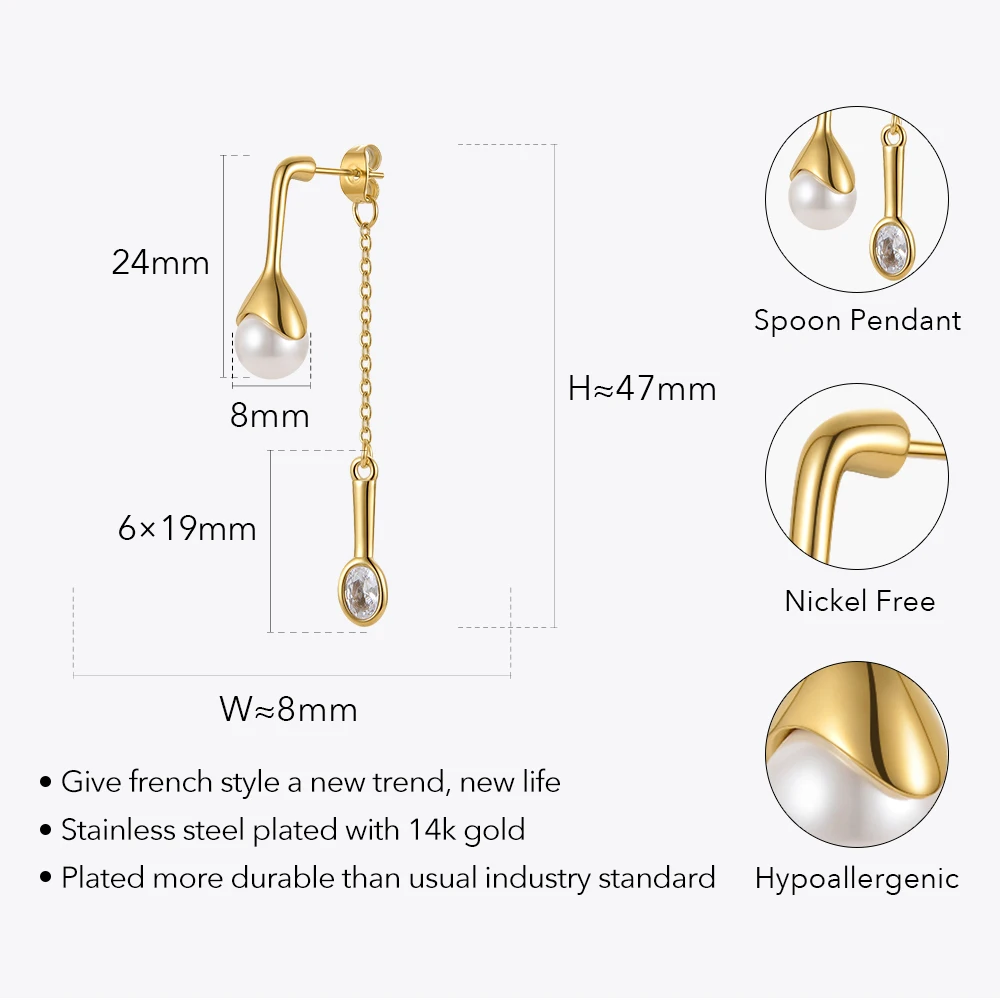 Special Spoon Drop Earrings - Image 6
