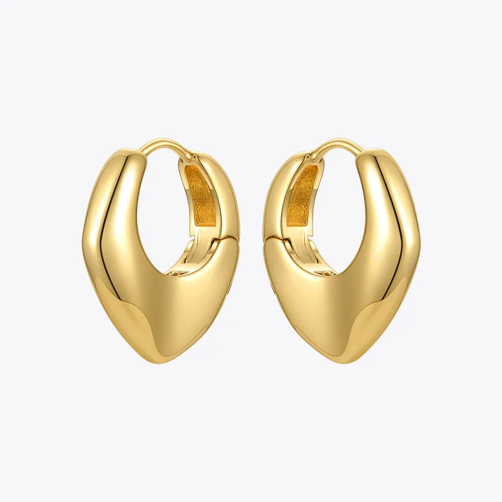 Hollow Heart Stud Earrings - Image 5