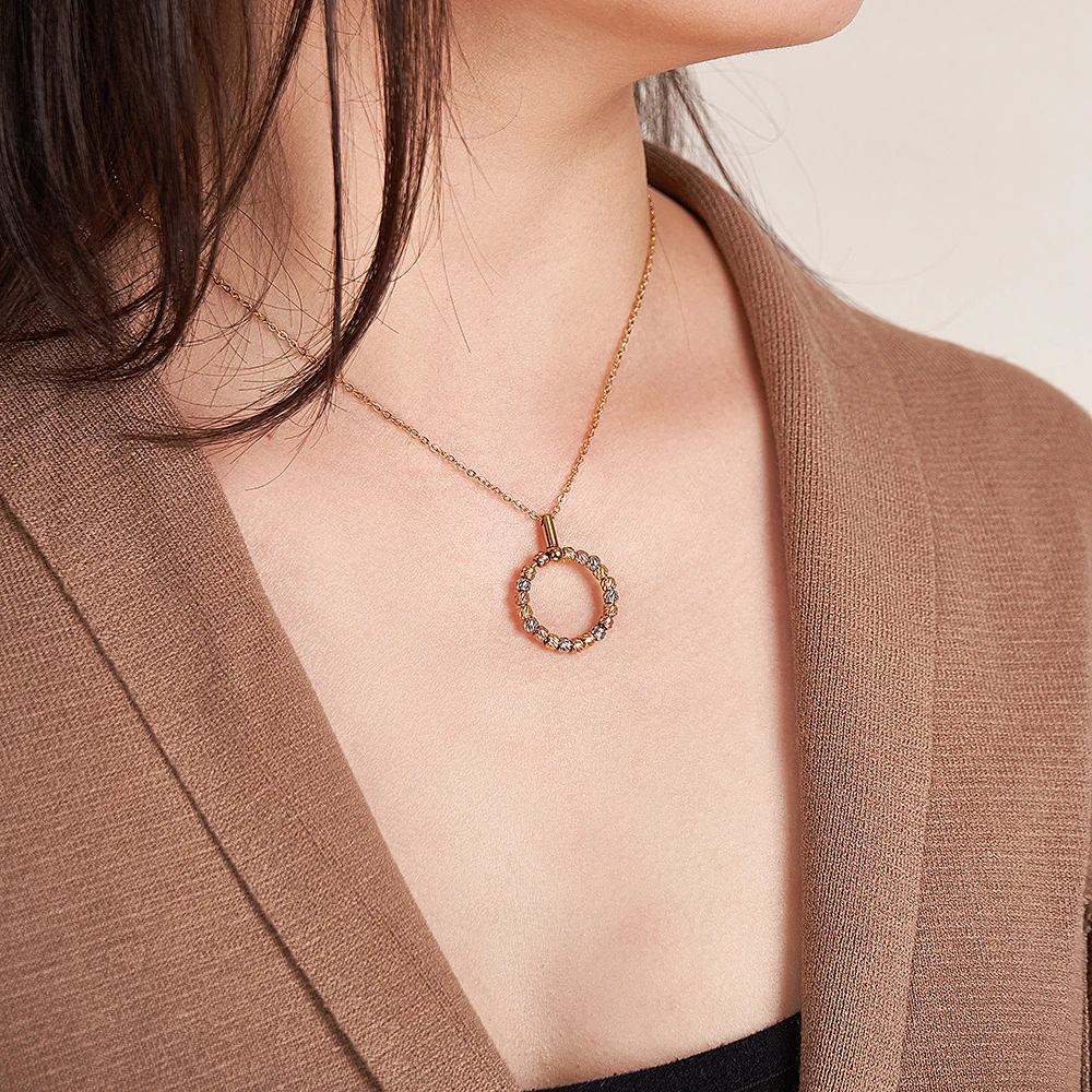 Round Bead Necklace - Image 2