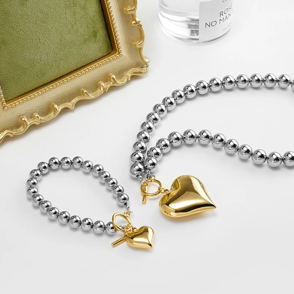 Pearl Heart Necklace - Image 3