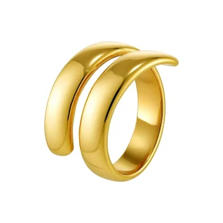Geometry Irregular Fold Ring