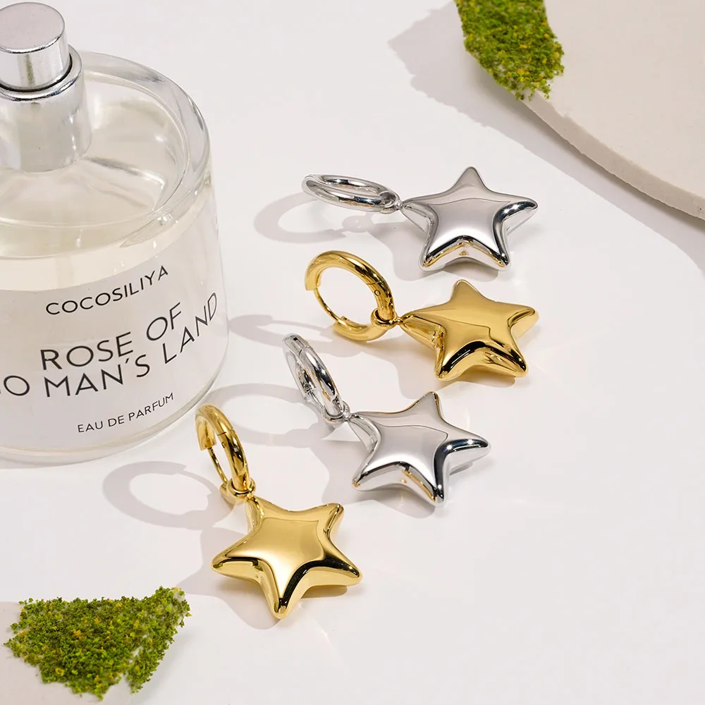 Star Drop Earrings - Image 3