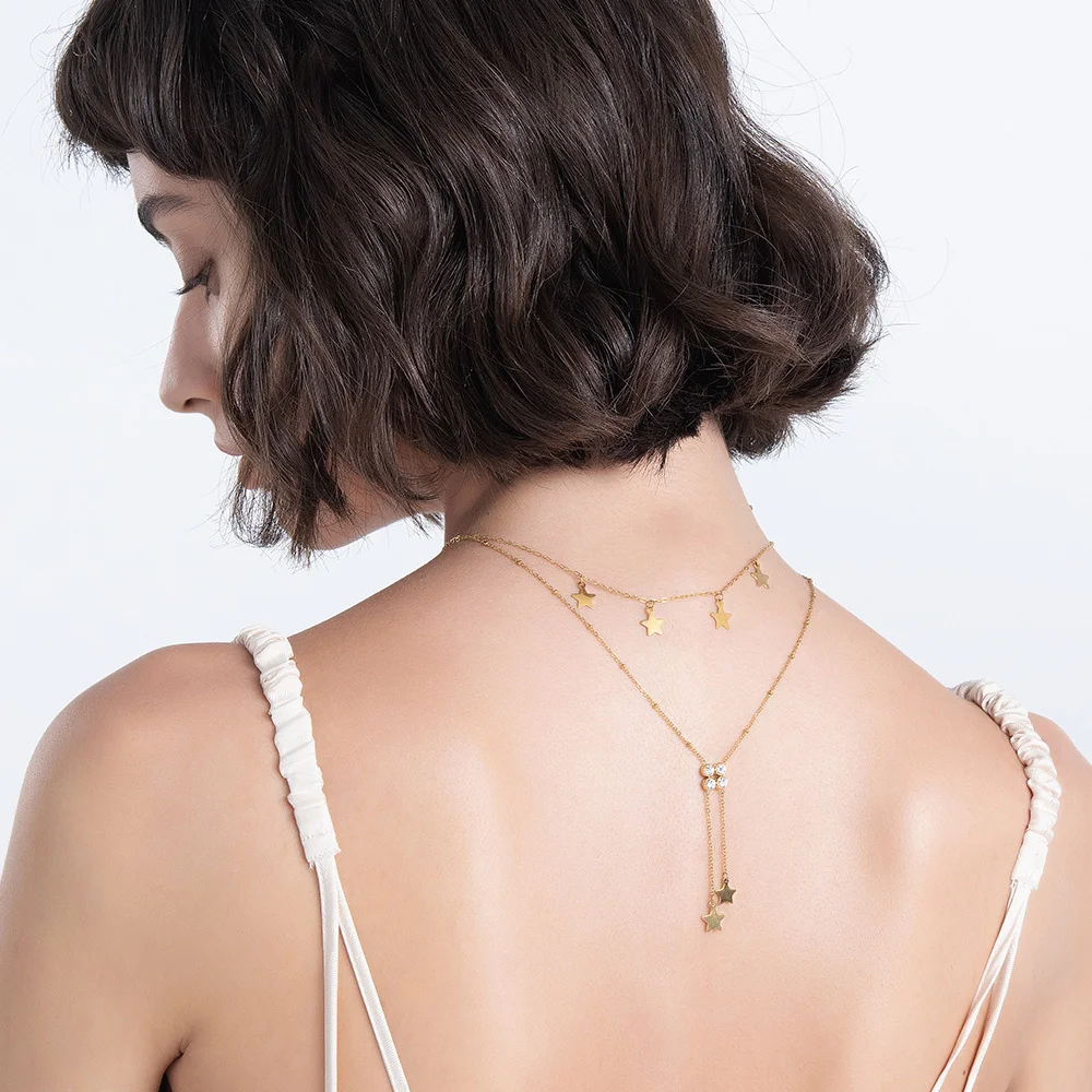 Zircon Stars Necklace - Image 2