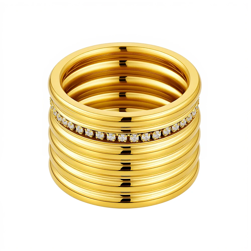 Wide Zircon Ring