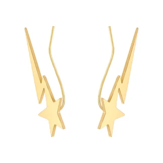 Thunder Star Ear Cuff