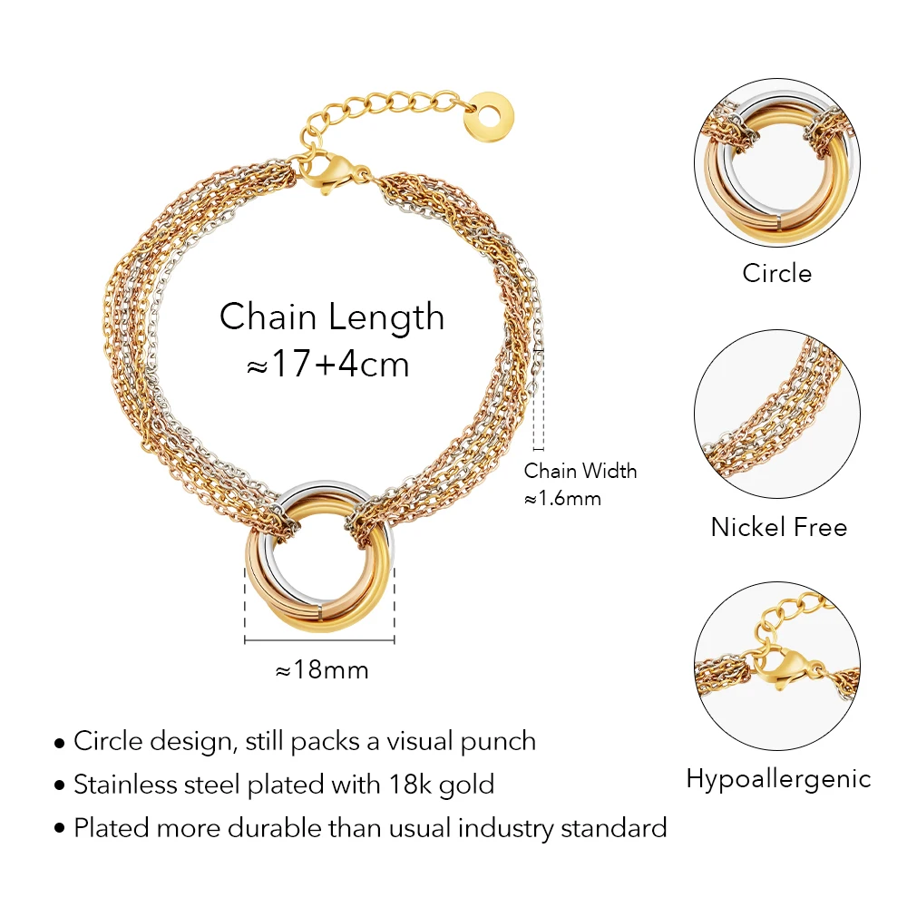 Multicolor Chain Bracelet - Image 6