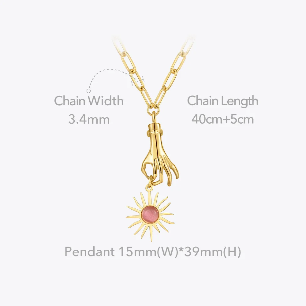 Hand Sun Necklace - Image 6
