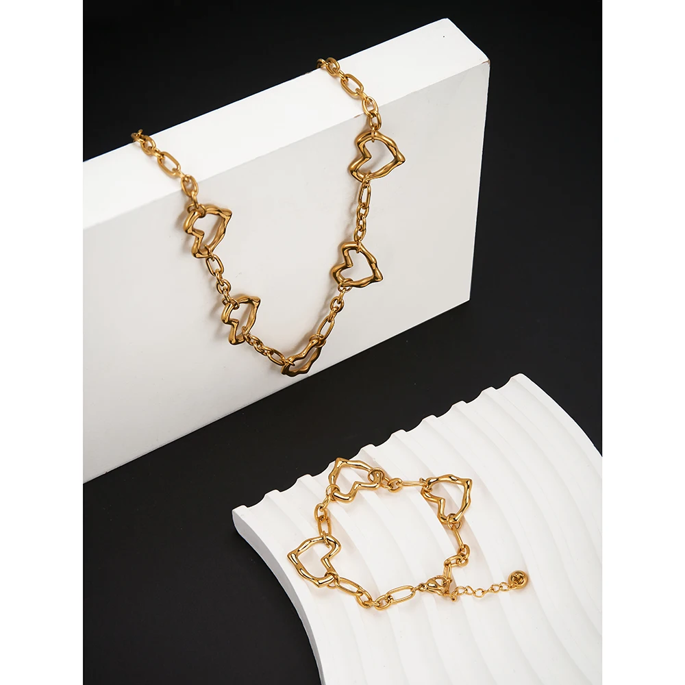 Irregular Heart Necklace - Image 4