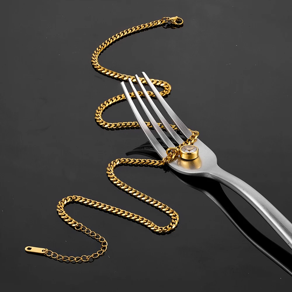Oval Chain Necklace - Image 5