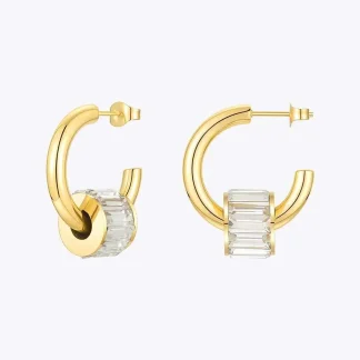 Sparkle Zircon Stud Earrings