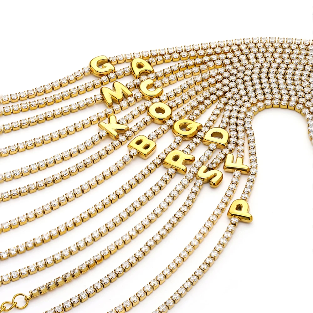 Letter Zircon Bracelet - Image 5