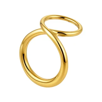 Geometric 8 Shaped Ring
