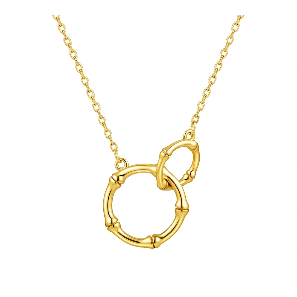Linked Circle Necklace
