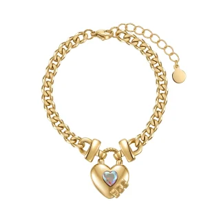 Heart Colored Zircon Bracelet