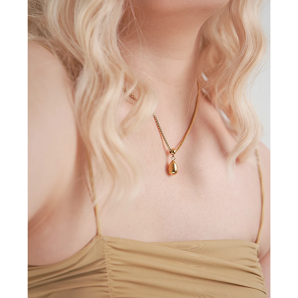 Pendant Rain Drop Necklace - Image 2