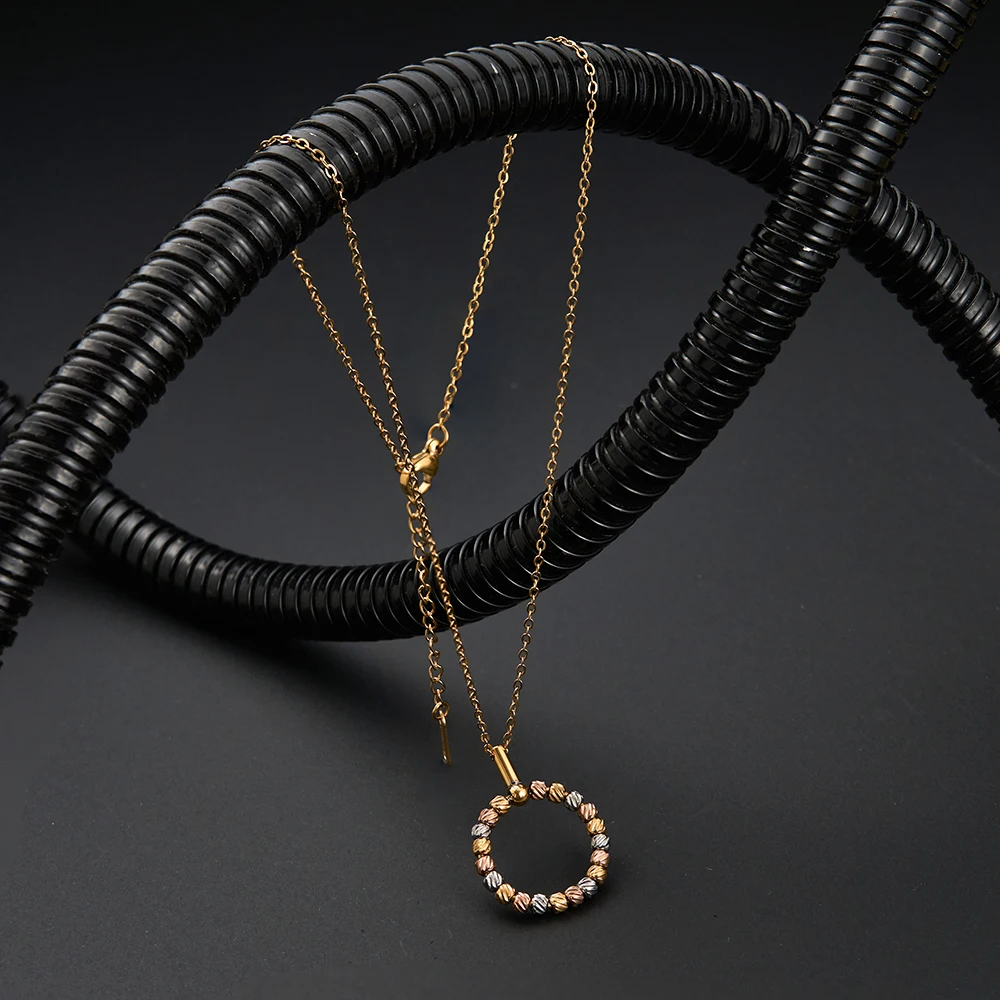 Round Bead Necklace - Image 3