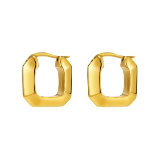 Mini U Shape Stud Earrings