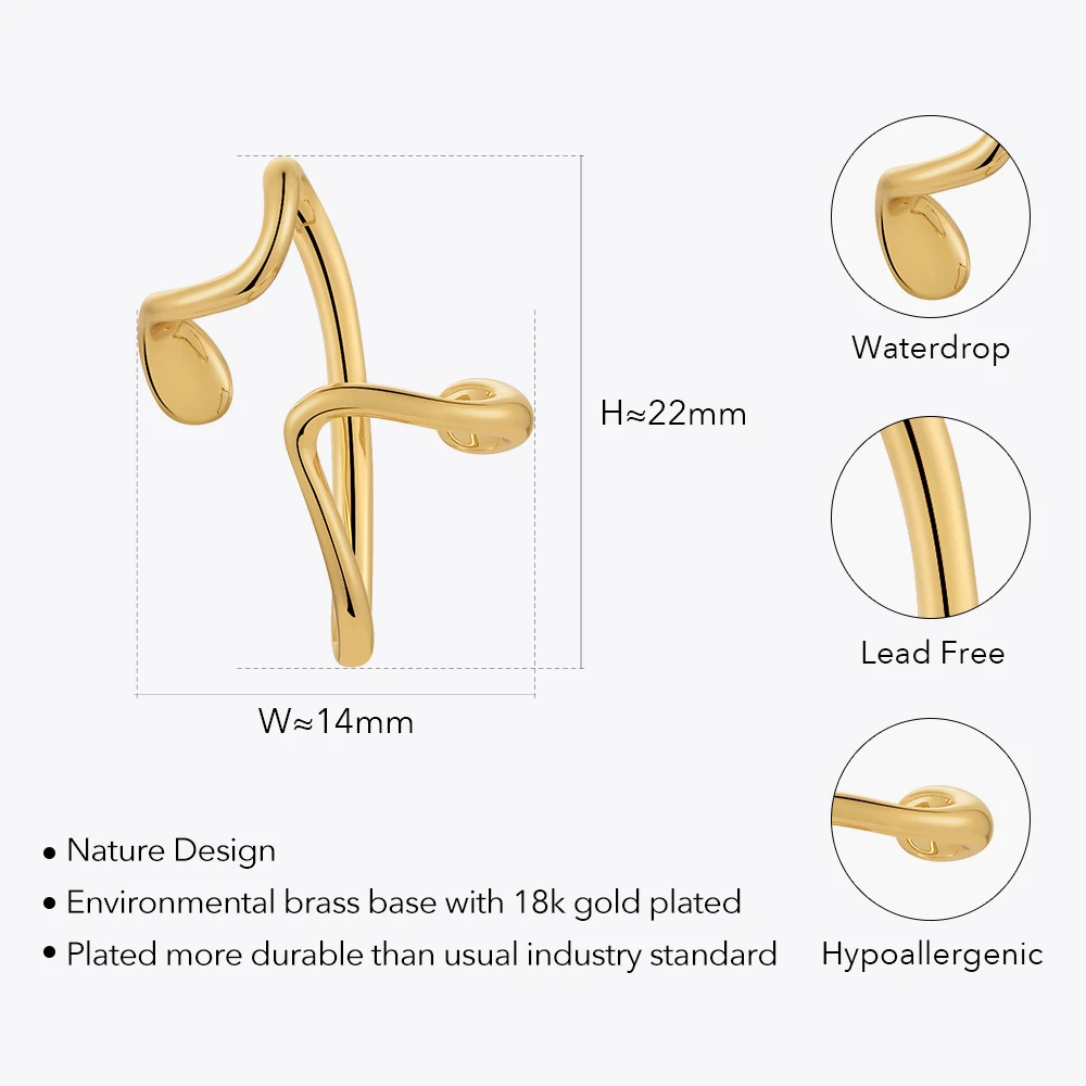 Waterdrop Ear Cuff - Image 8