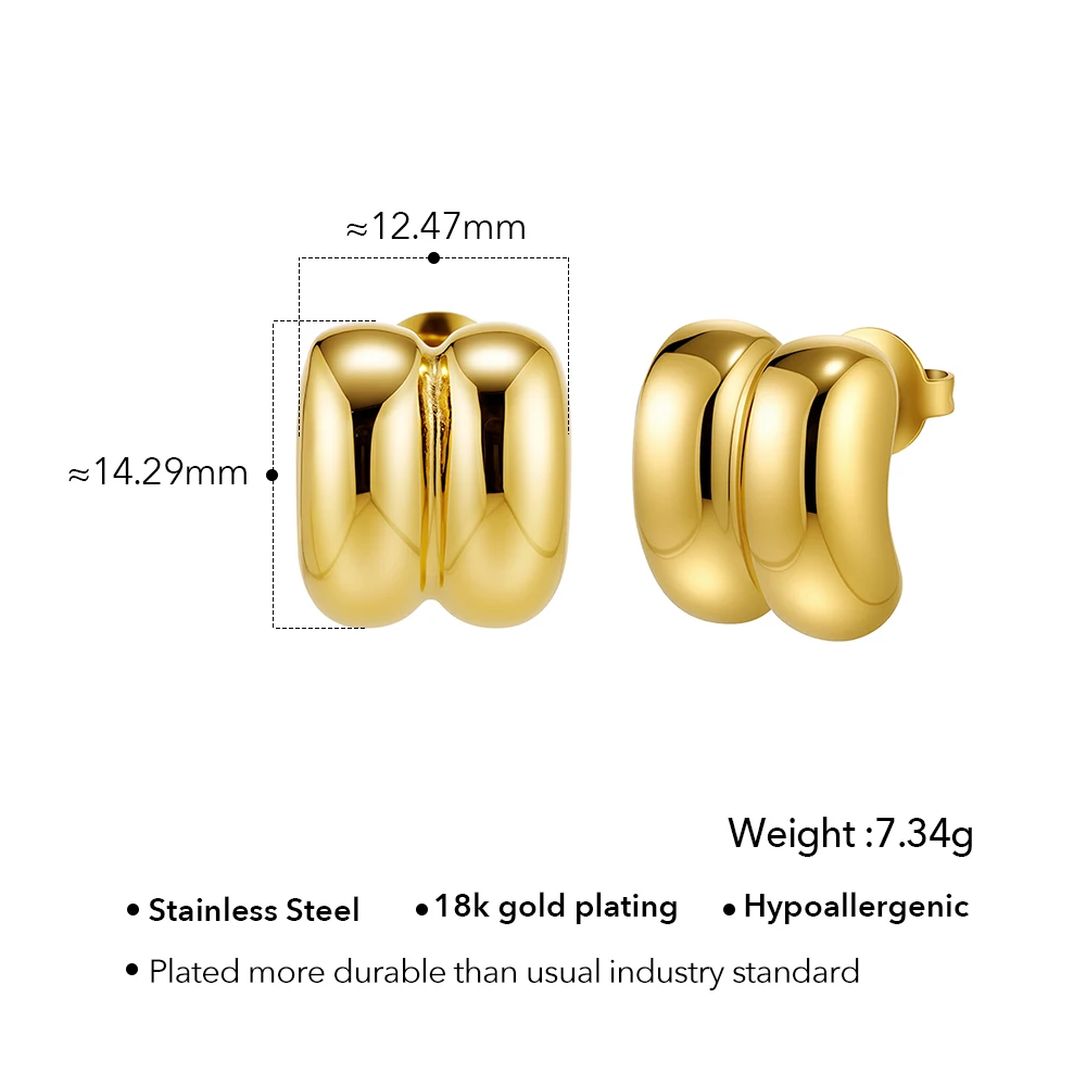 Pea Stud Earrings - Image 7