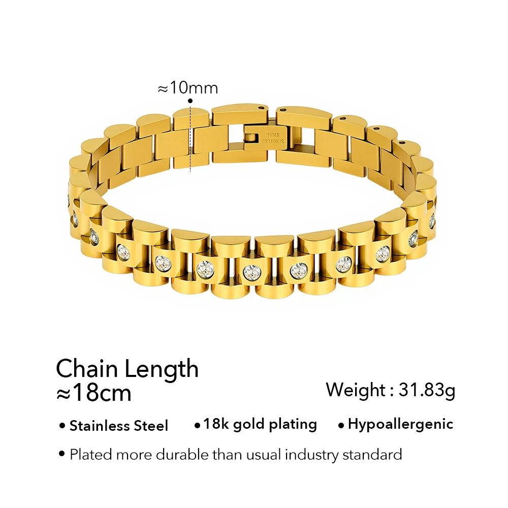 Watch Strap Zircon Bracelet - Image 7