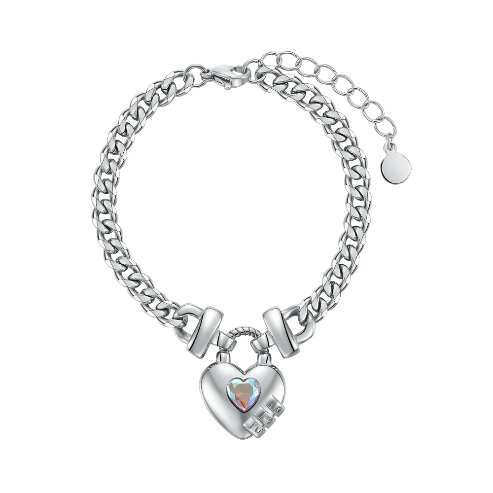 Heart Colored Zircon Bracelet - Image 4