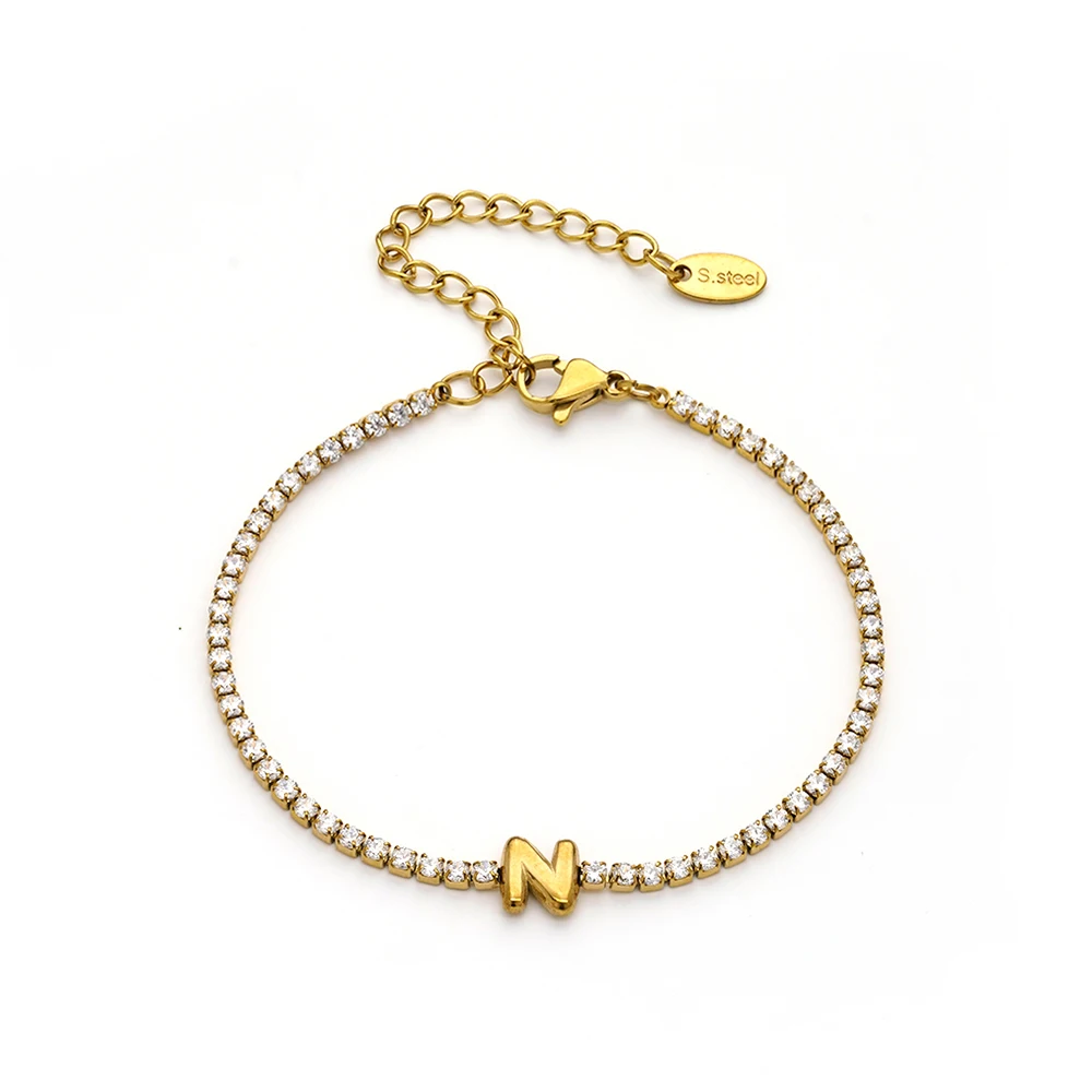 Letter Zircon Bracelet - Image 15