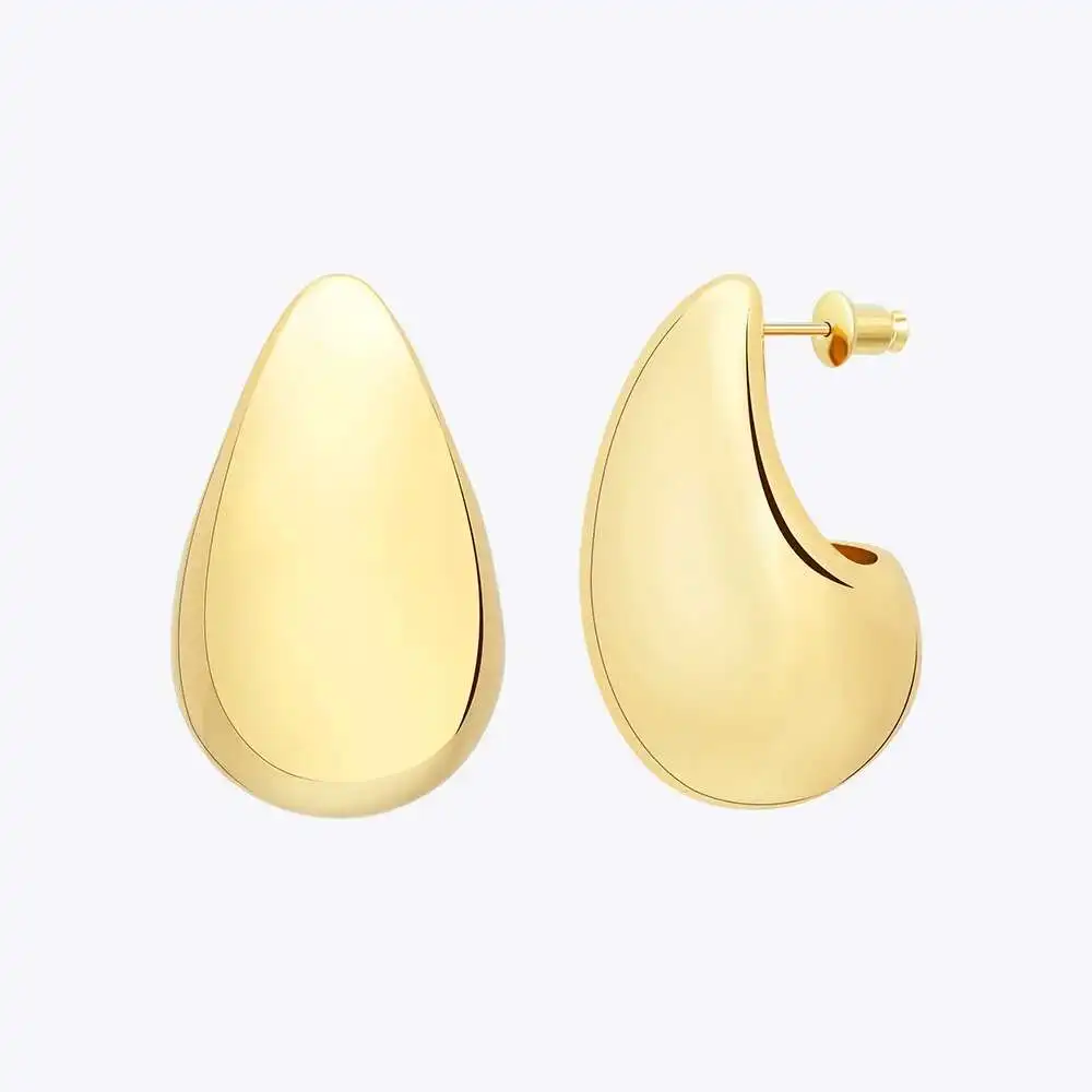 Glossy Stud Earrings - Image 2