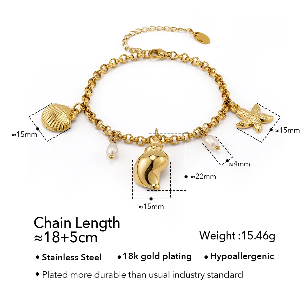 Conch Shell Bracelet - Image 6
