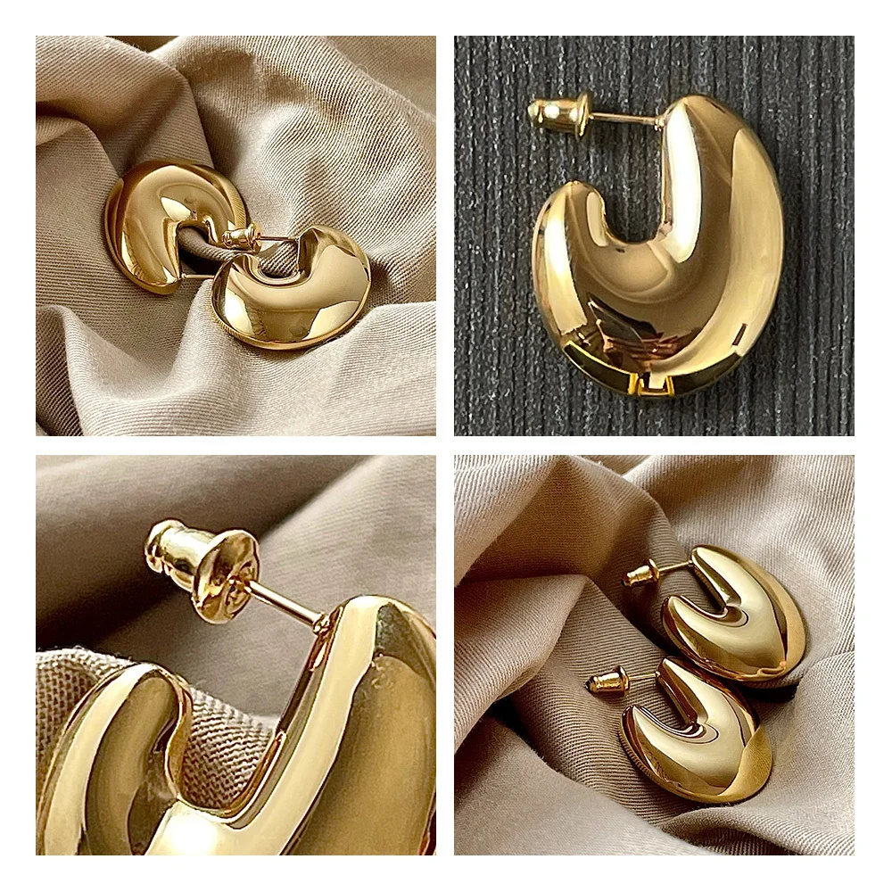 Irregular Stud Earrings - Image 4