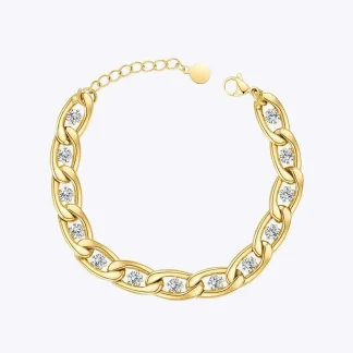 Zircon Chain Bracelet
