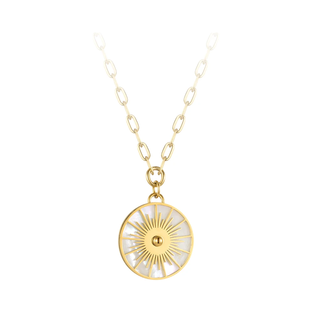 Sun Flower Shell Necklace - Image 4