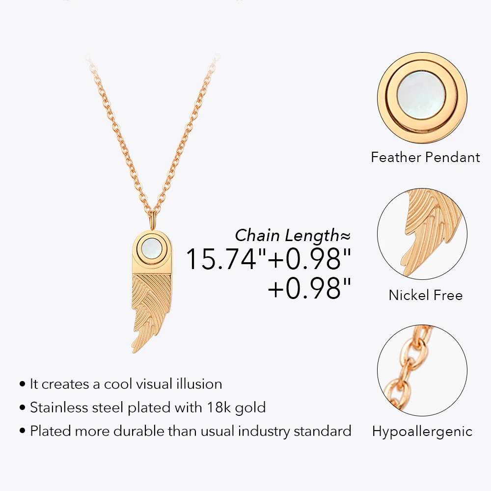 Feather Necklace - Image 4