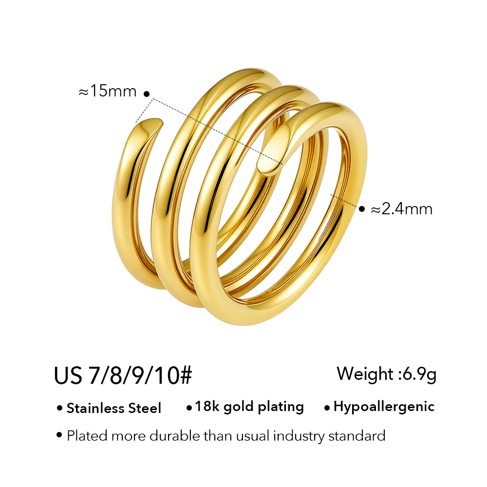 Geometry Line Ring - Image 9