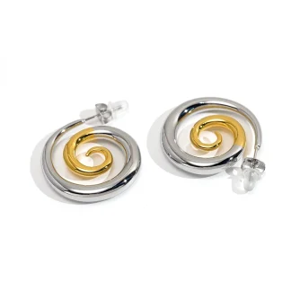 Match Vortex Stud Earrings
