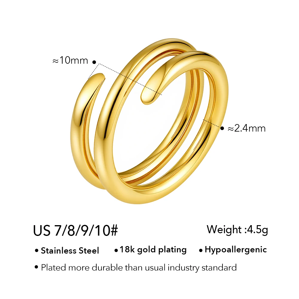 Geometry Line Ring - Image 10