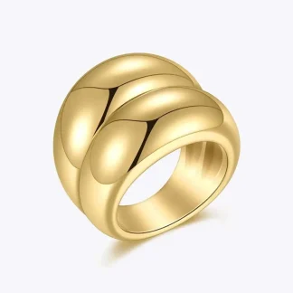 Punk Double-layer Ring