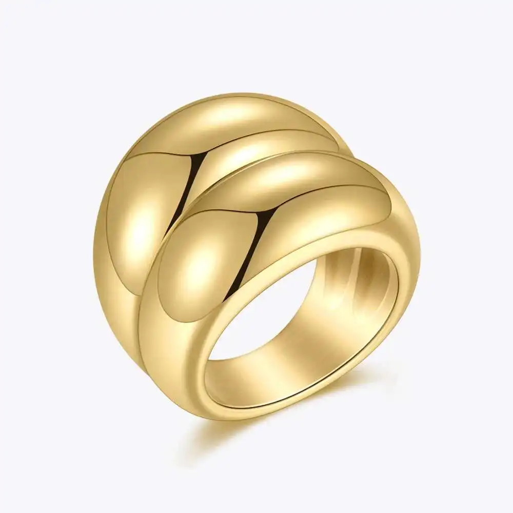 Punk Double-layer Ring