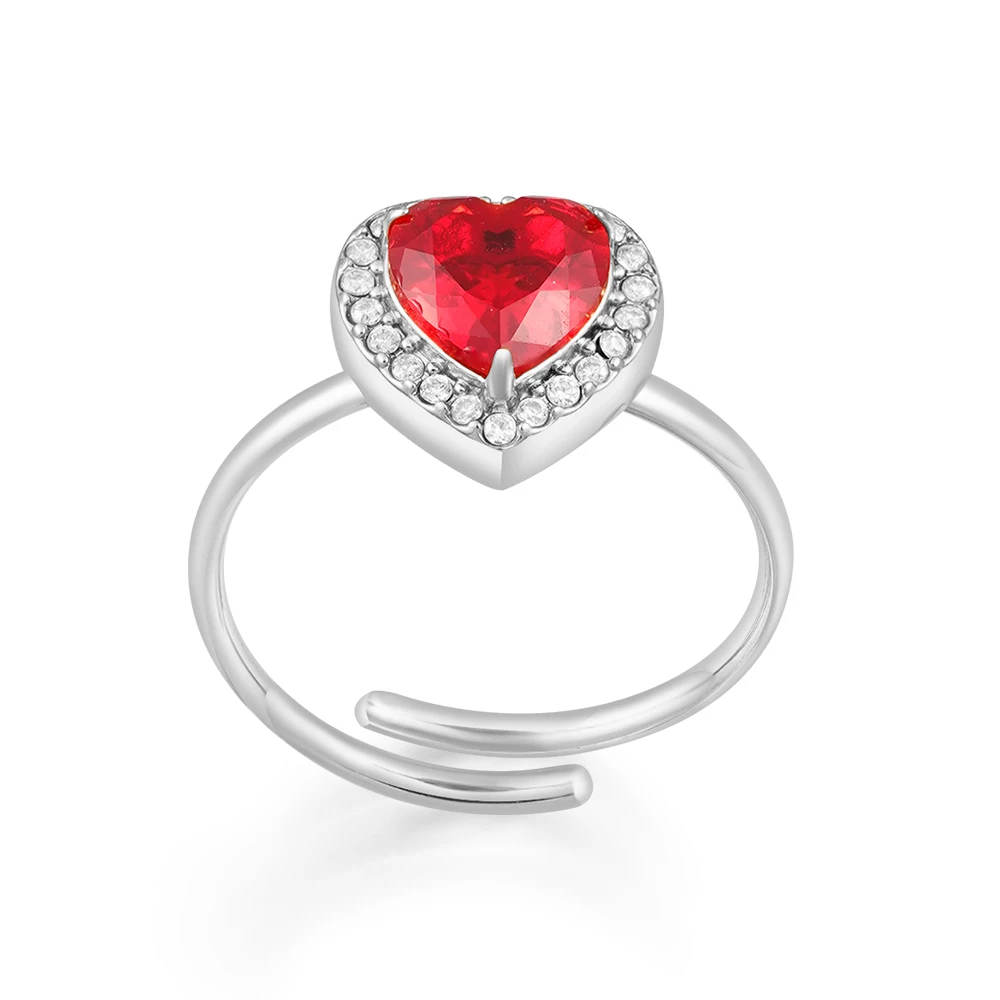 Luck Heart Red Stone Necklace - Image 8
