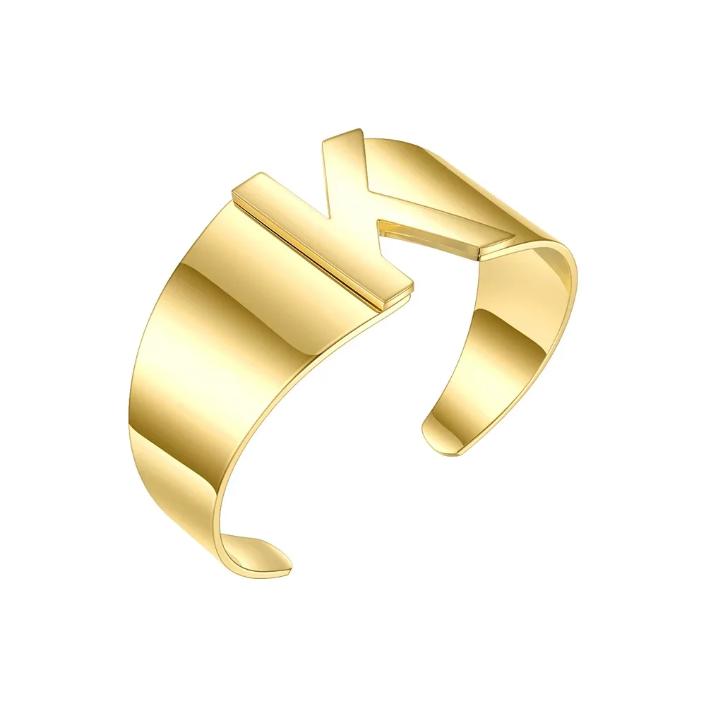 Punk Hollow Initial Letter Ring/Bracelet - Image 9