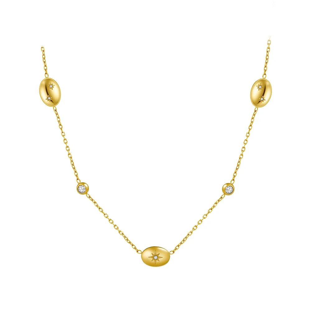Star Zircon Necklace - Image 4