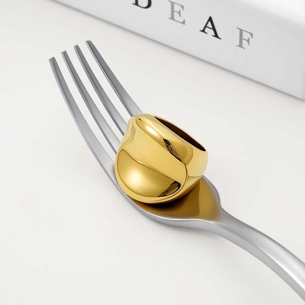 Glossy Concave Ring - Image 3