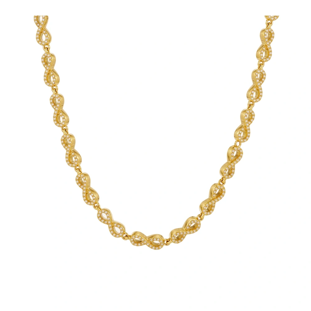 Round Chain Zircon Necklace