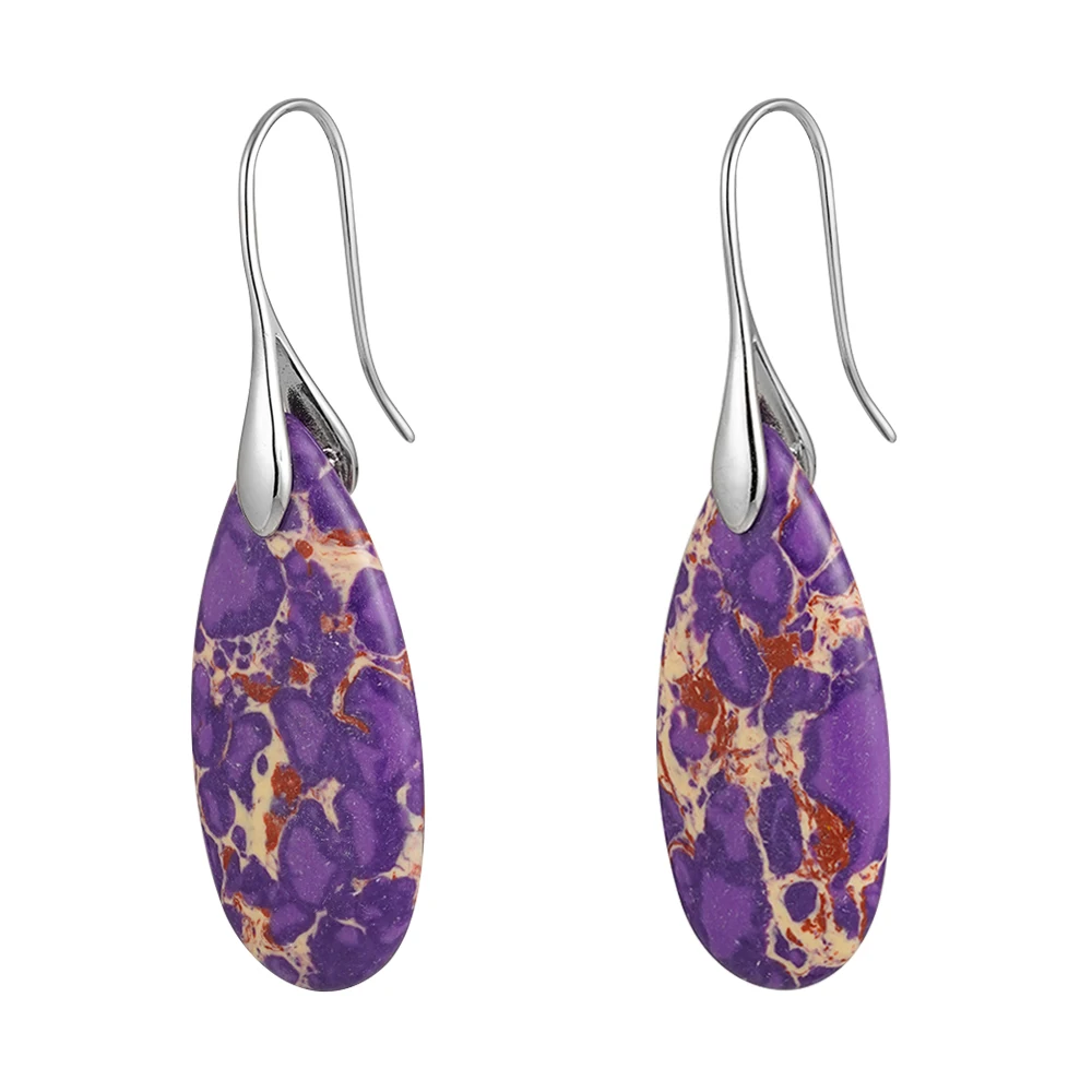 Resin Emperor Stone Stud Earrings - Image 8
