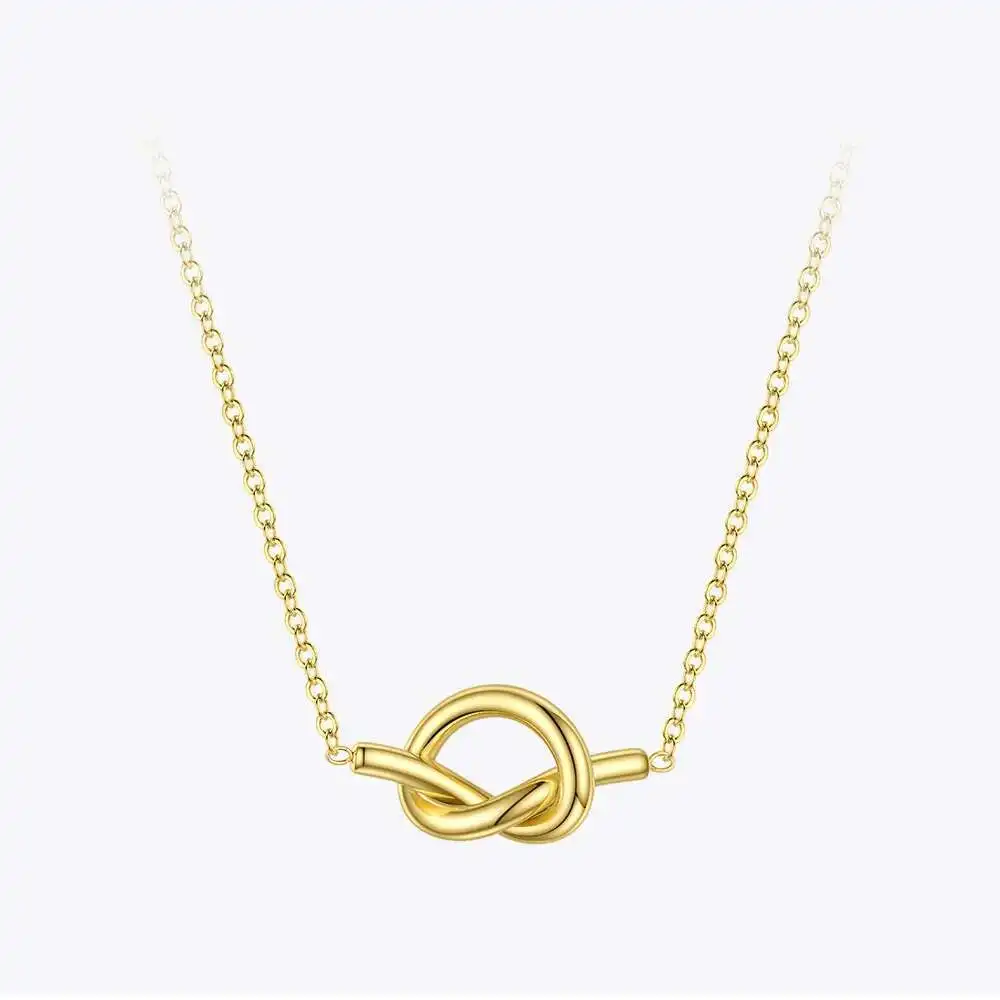 Hollow Knot Necklace - Image 4