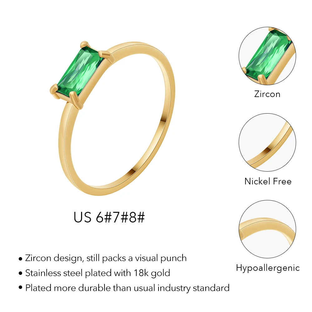 Multicolor Zircon Ring - Image 10