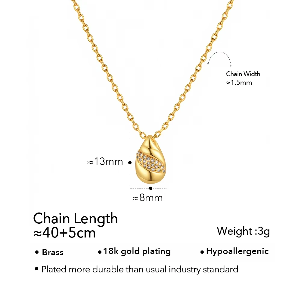 Delicate Zircon Necklace - Image 7