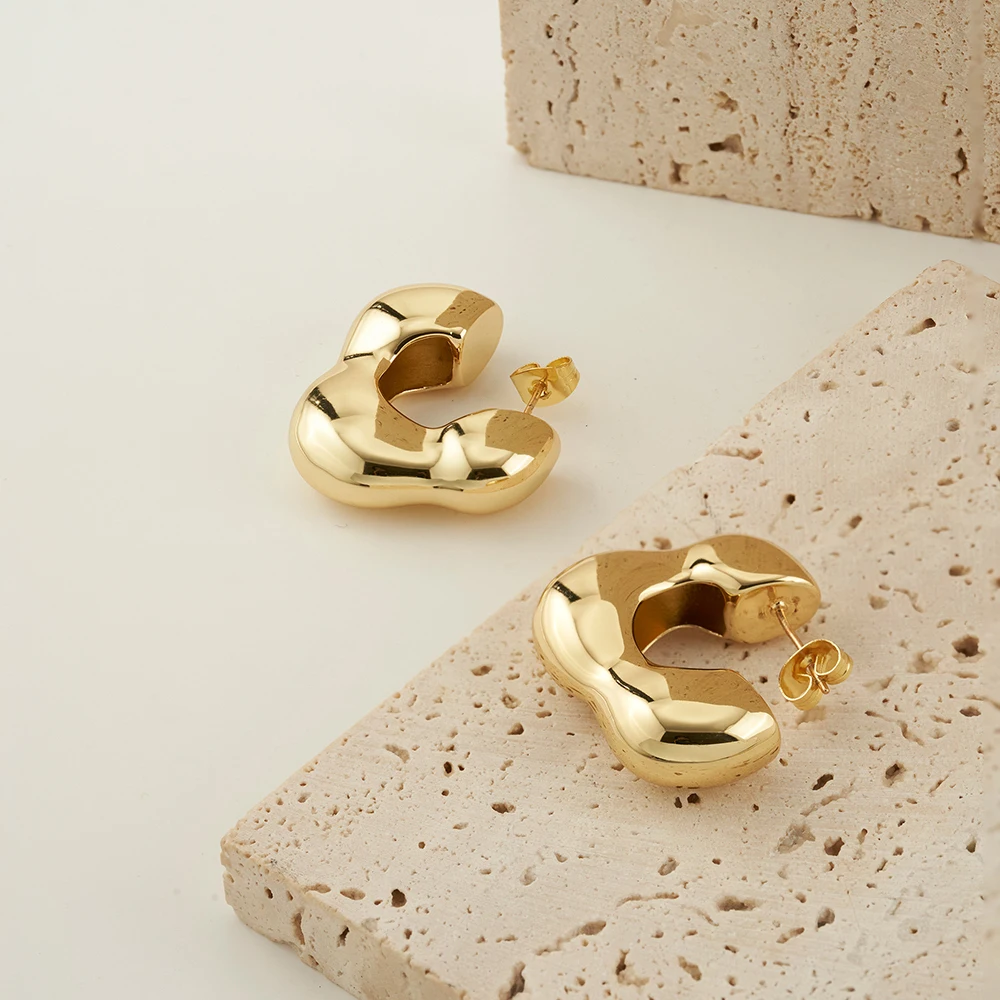 Cloud Stud Earrings - Image 3
