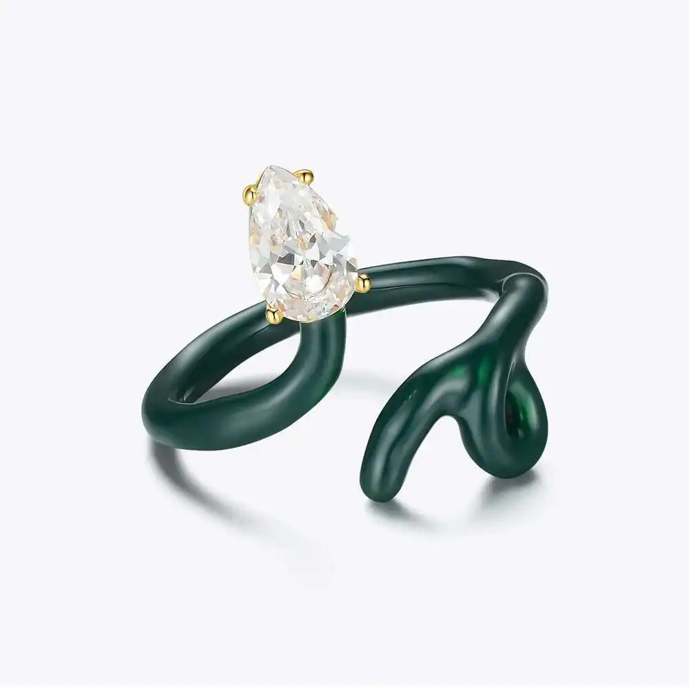 Snake-Shaped Irregular Ring - Image 2